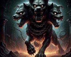 El perro de tres cabezas Cerbero: un guardián temible en la mitología griega