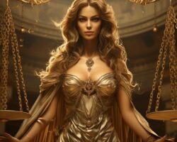 Dice, la diosa de la justicia en la mitología griega
