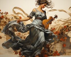 Terpsicore musa: La danza y la poesía personificadas en la mitología griega